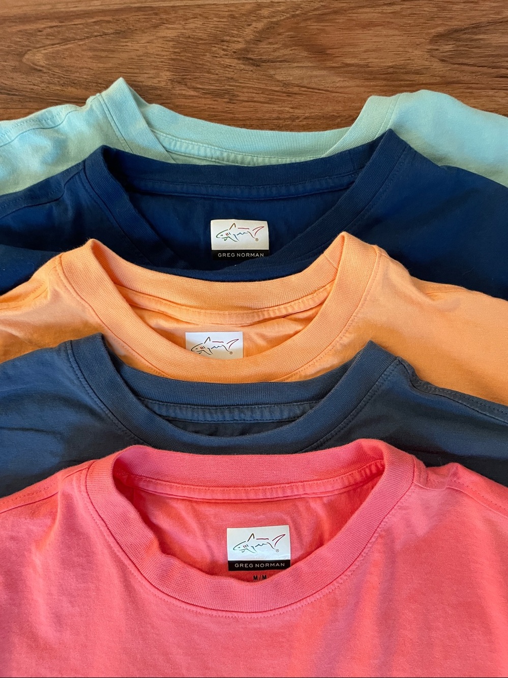 Greg Norman Collection lot of 5 different color Tshirts